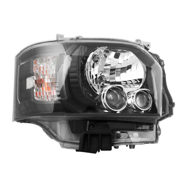 ハイエース 200系 4型 5型 6型 7型 8型 ブラックインナー LEDヘッド