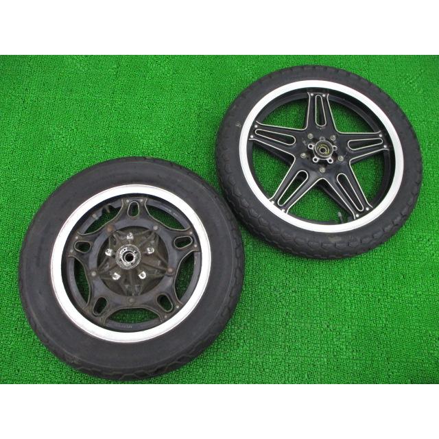ホンダ（HONDA） CB750カスタム ホイール 前後 黒 純正 中古 バイク
