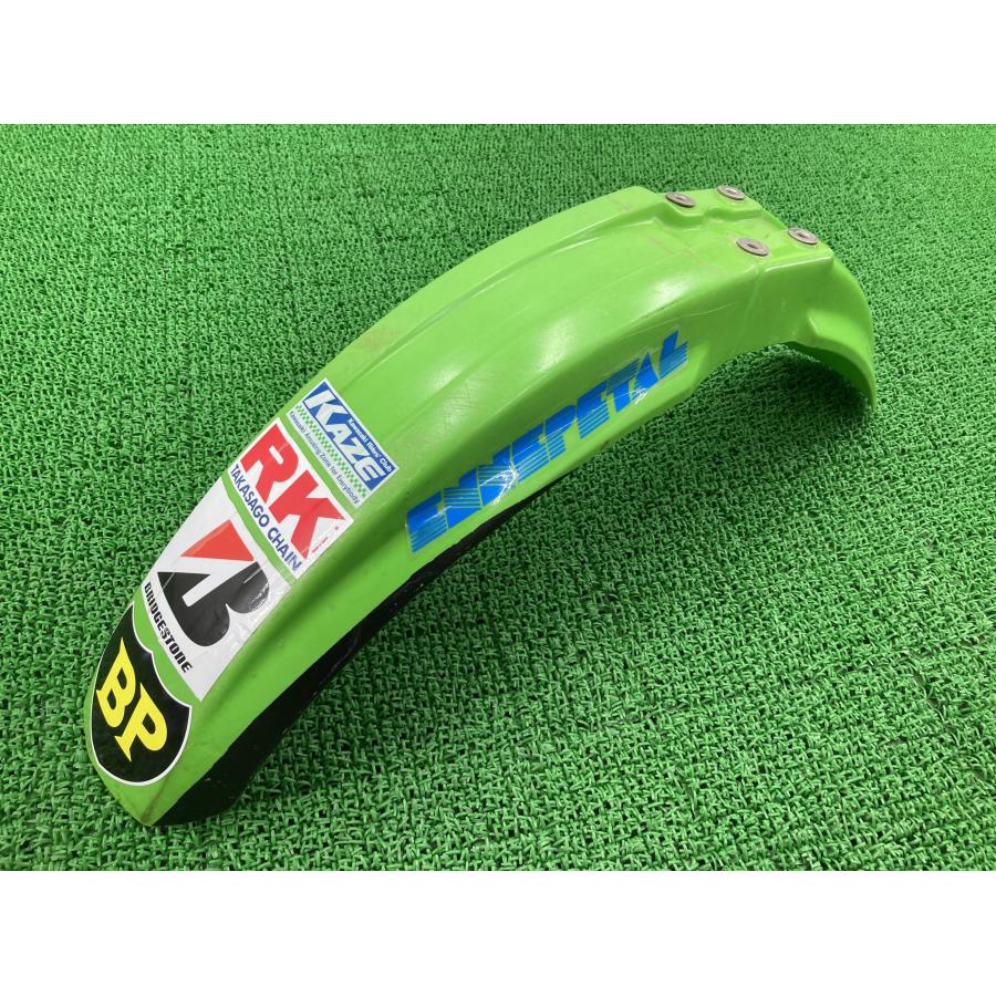 カワサキ（Kawasaki） Dトラッカー KLX250 フロントフェンダー 緑