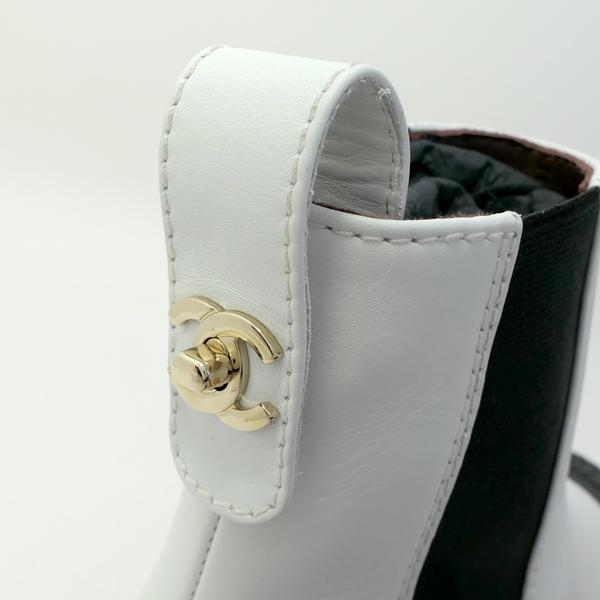 CHANEL（シャネル） アンクルブーツ サイドゴア G37927 サイズ35 約