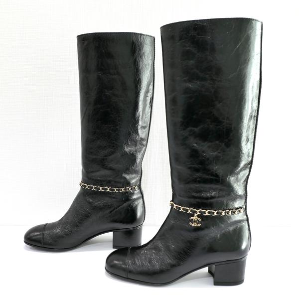 CHANEL（シャネル） ロングブーツ HIGH BOOTS G35006 #35.5 22.5cm