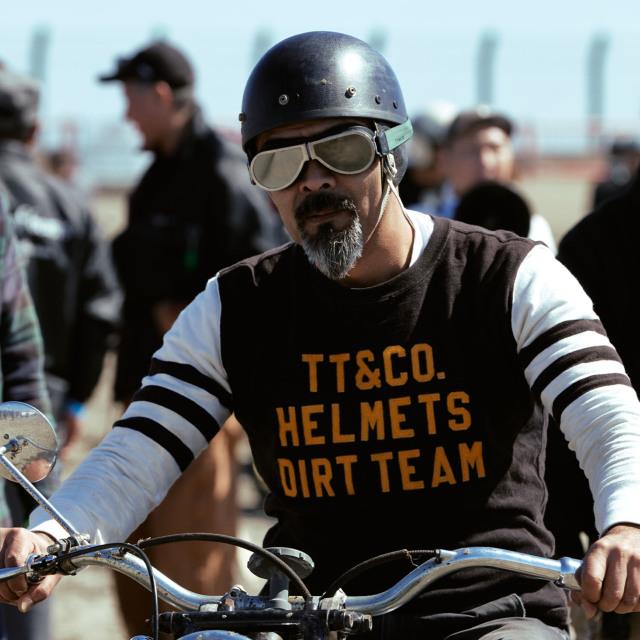 TTゴーグル モデルB シルバー ジェットヘルメット フルフェイス