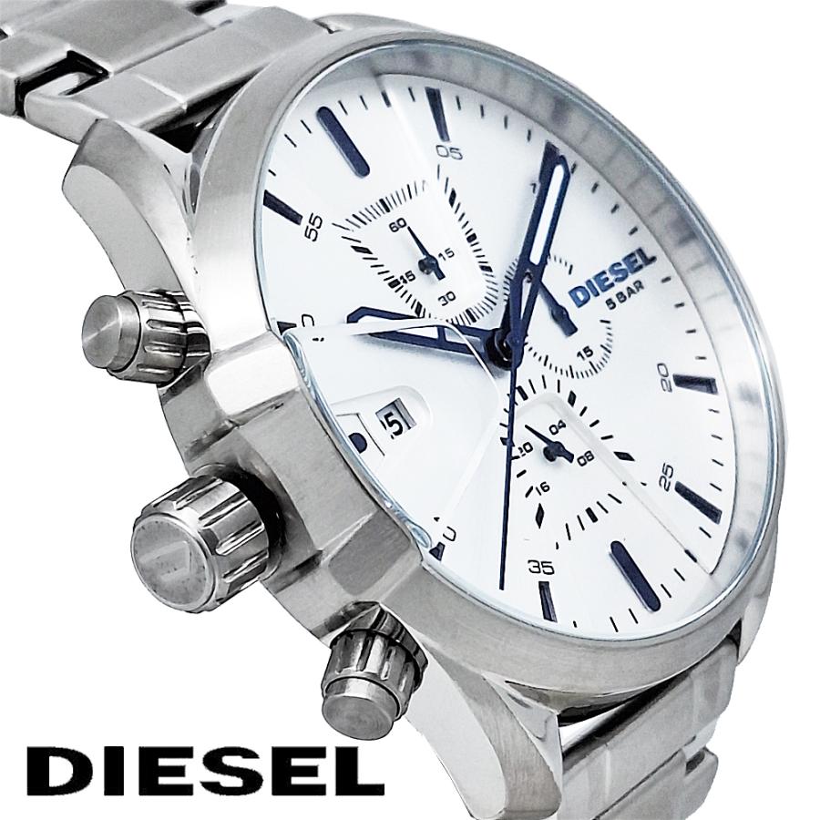 DIESEL（ディーゼル） 時計 メンズ 腕時計 シルバー文字盤 シルバー