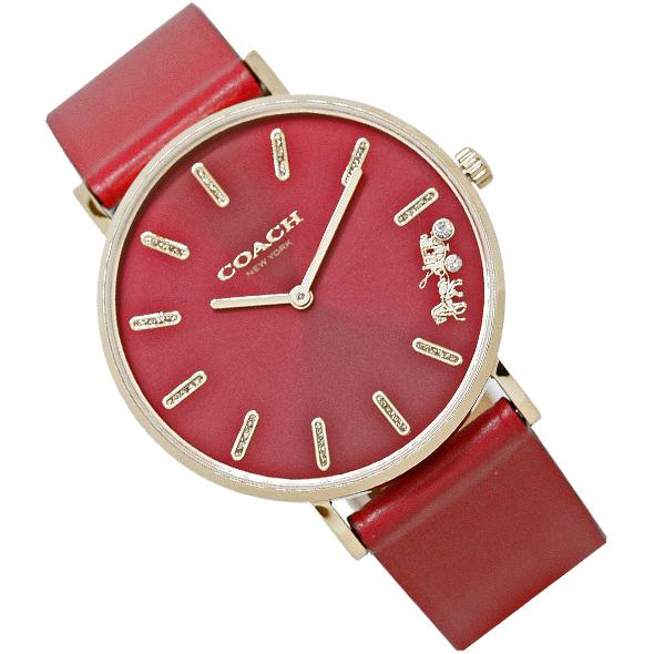 COACH（コーチ） 腕時計 レディース 時計 プレゼント ギフト レッド