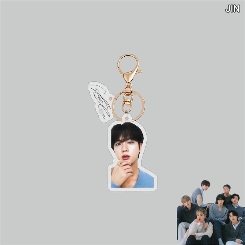 2番目半額 BTSグッズ 2024 防弾少年団 バンタン キーリング アクリル