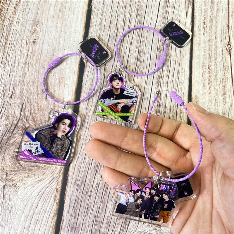 防弾少年団 BTS バンタン FESTA キーリング プラスチック キーホルダー