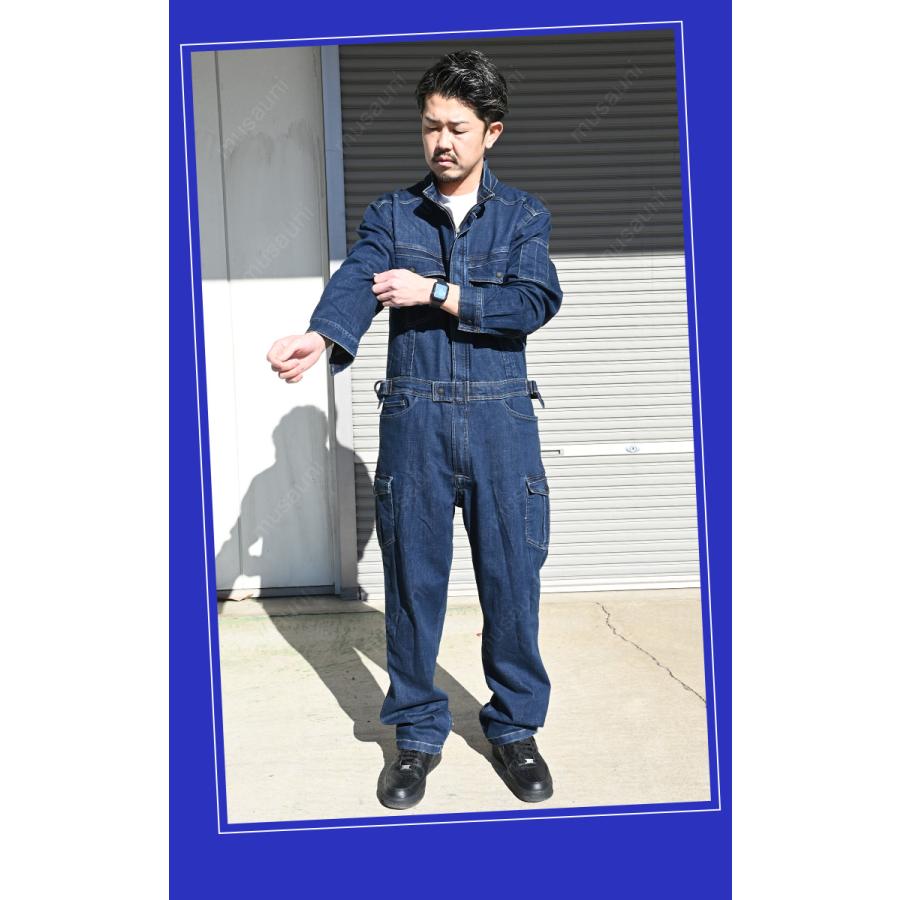 EDWIN（エドウィン） オーバーオール 81008 S-3L 10.7oz 厚地 つなぎ