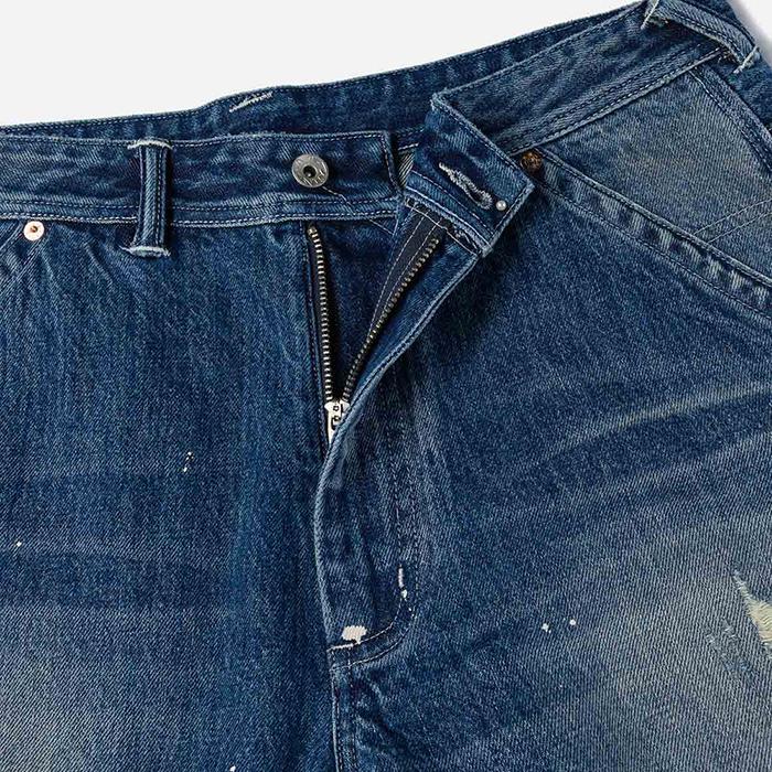 EVISU（エヴィス） ウォッシュ＆ダメージ大黒プリントリラックス