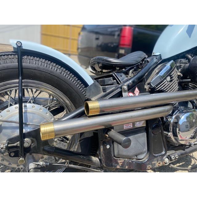 バルカン400/800 ショットガンマフラー : UniversalCustomChoppers