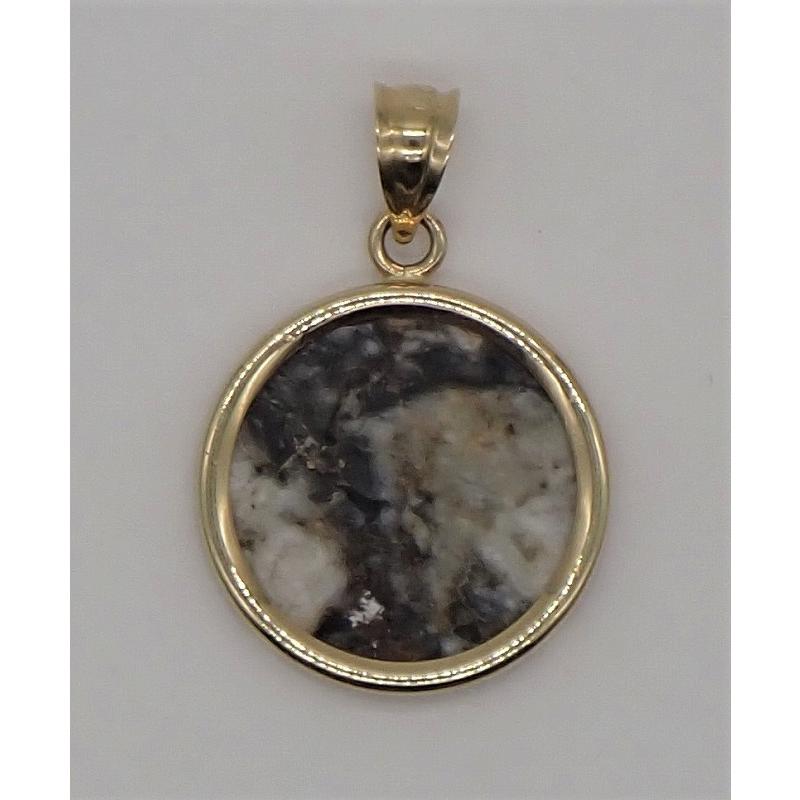 通販限定】月の隕石ペンダント（小）Touat 005 K14仕上げ ルナー