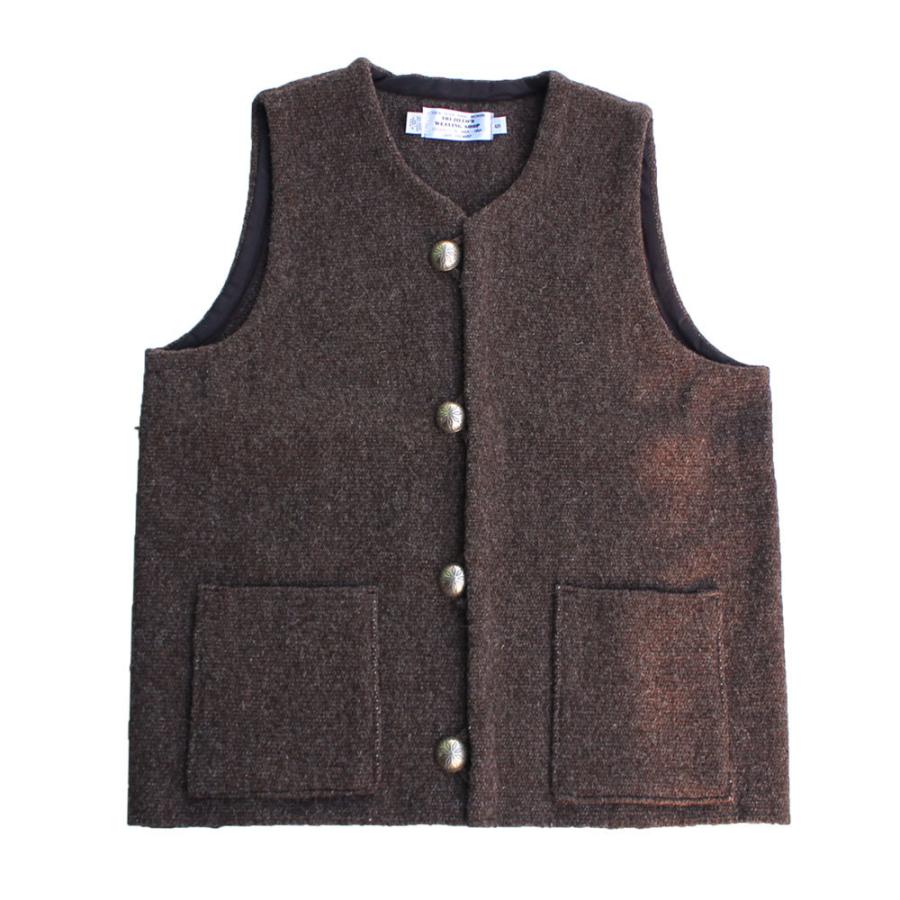 TRUJILLO'S（トルフィリオス） TRUJILLO'S ROUND 4-BUTTON SOLID VEST