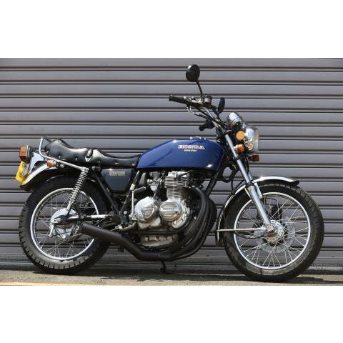 MRS ショート管 HONDA CB400F/398/408 ブラック エムテック MRS-MUH40