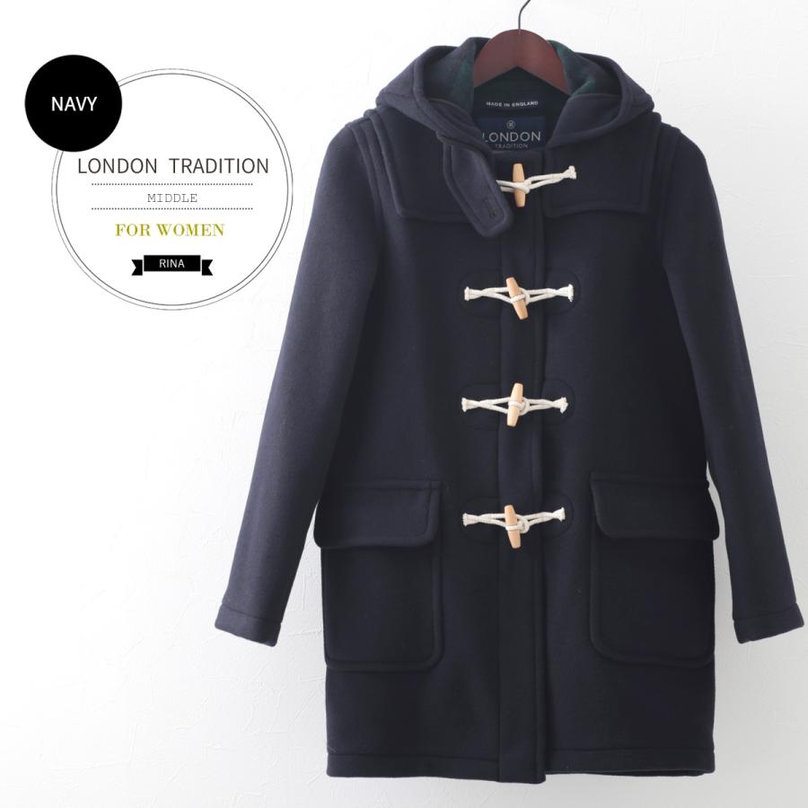 LONDON TRADITION レディース オーバーサイズ ショートダッフルコート