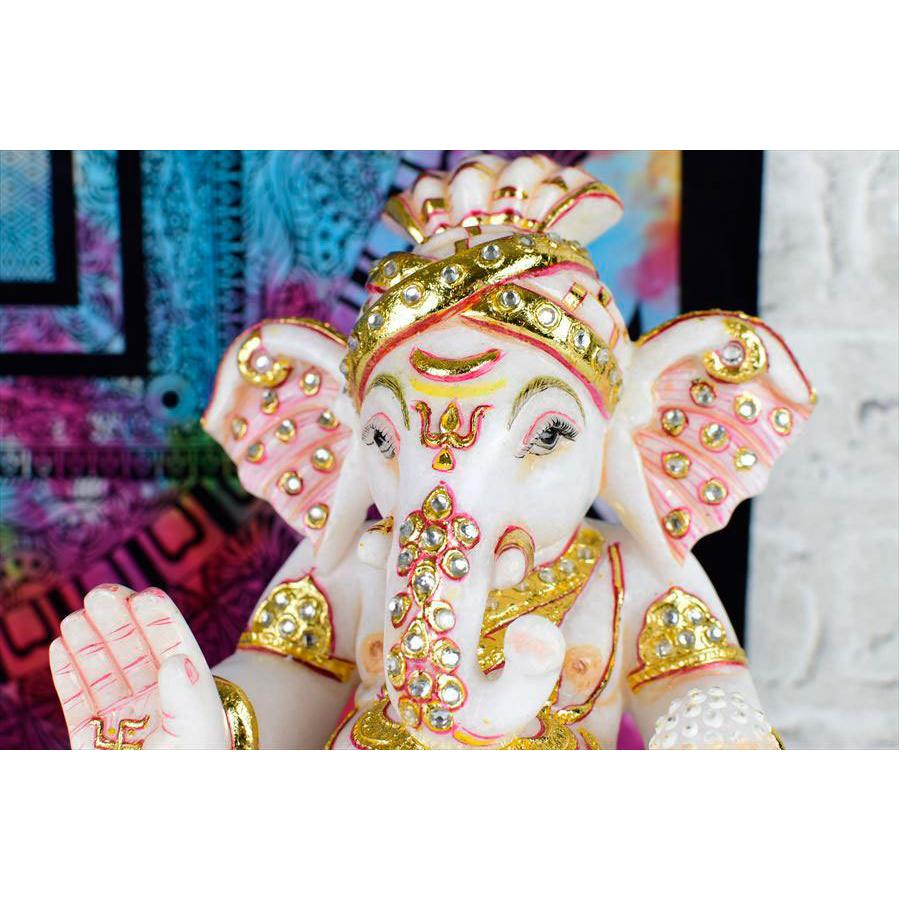 ガネーシャ 置物 (約4.78kg) 豪華絢爛 特級品 最高級エクストラ