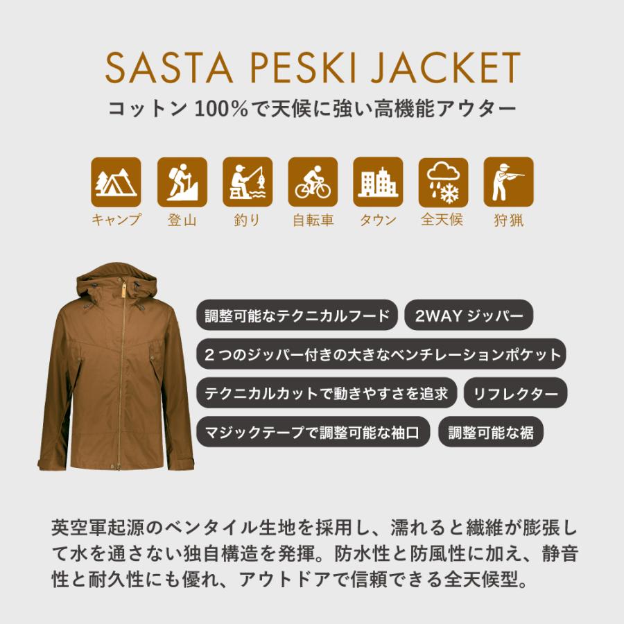 サスタ ペスキ ジャケット SASTA | Ventile ベンタイル オーガニック