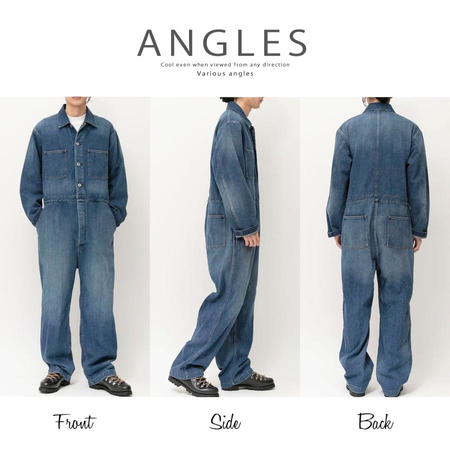 Johnbull（ジョンブル） メンズ 12.5オンスデニムオールインワン