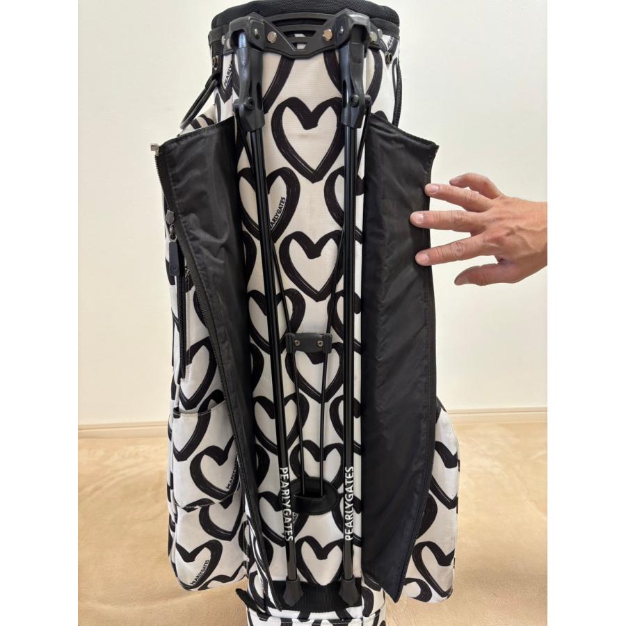 PEARLY GATES（パーリーゲイツ） 落書きハート柄 スタンド式キャディ