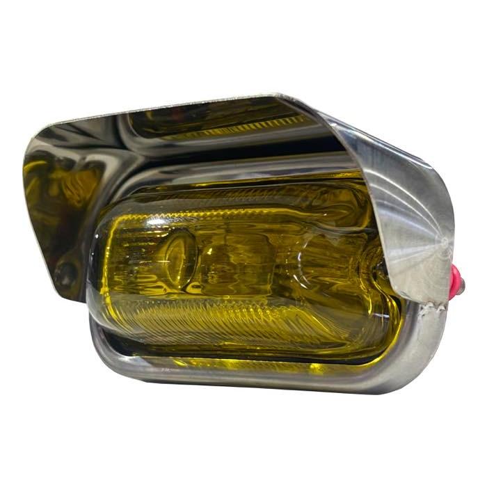 ステンレス バイザー付 角マーカー枠 鏡面 ウロコ AS 角マーカー用