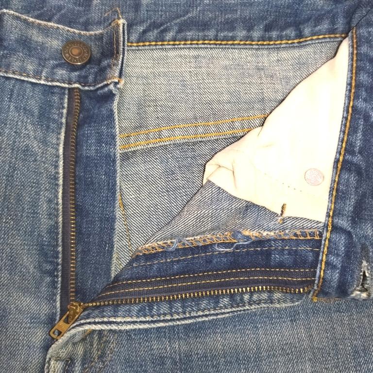 ☆ LEVI'S 517 W32 70'S 66前期 トップボタン裏2 シングルステッチ