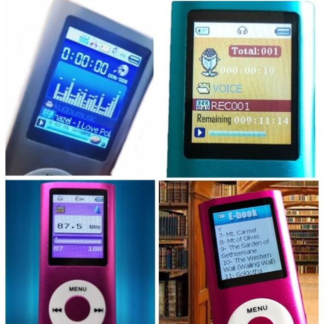 並行輸入品】MP3/AMV対応 音楽プレーヤー ブルー デジタルミュージック