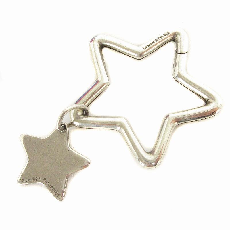 ティファニー TIFFANY & CO. キーリング チャーム キーホルダー スター