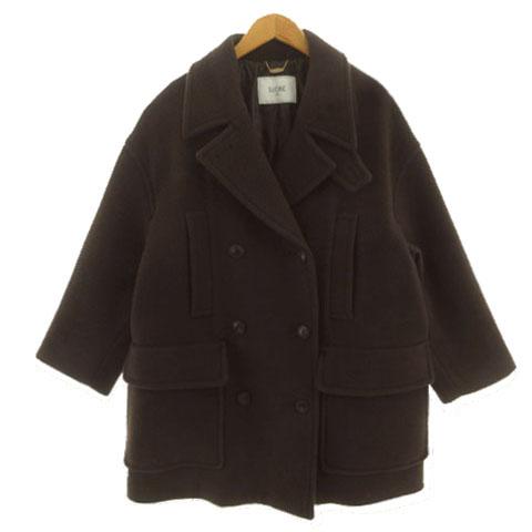スローブ イエナ SLOBE IENA メルトンビッグPコート 23020912302030