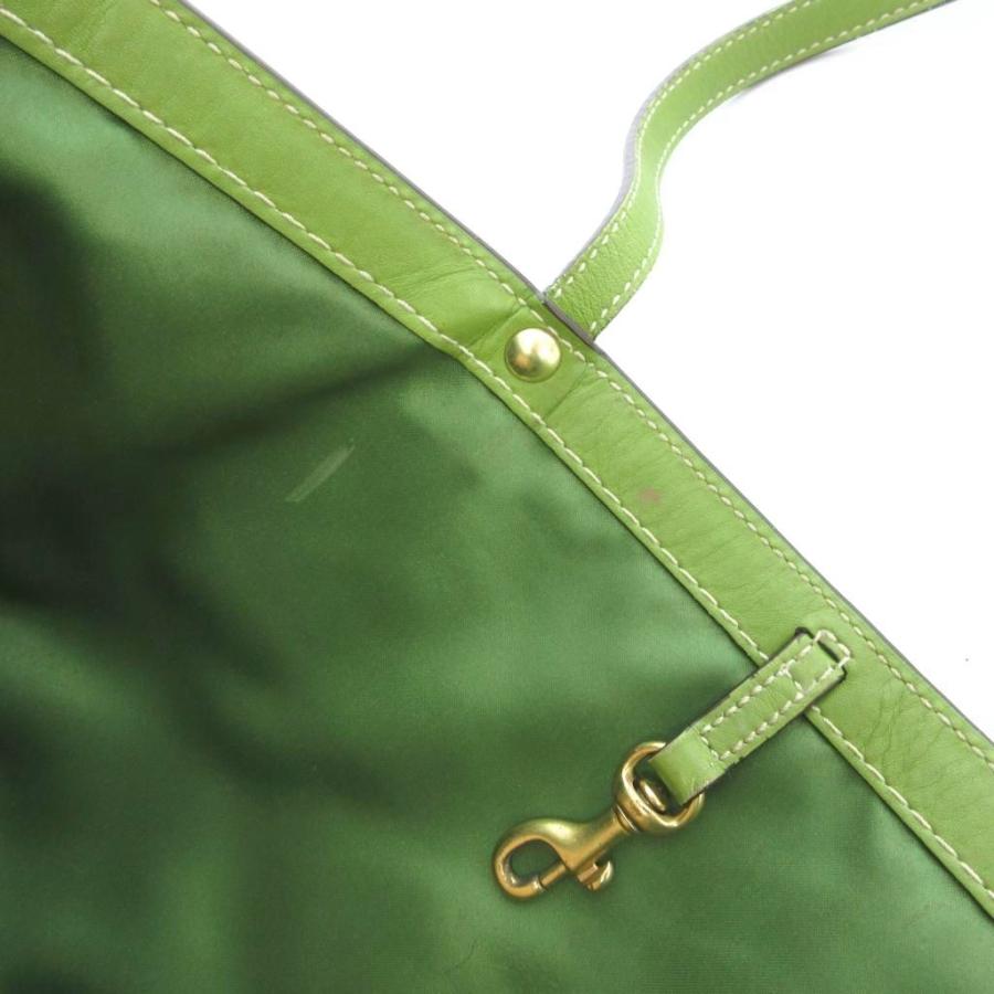 COACH（コーチ） シグネチャー トートバッグ キャンバス ベージュ 緑