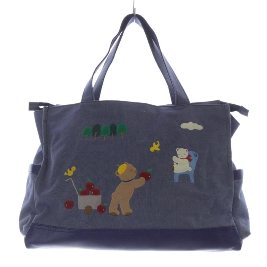 ファミリア Familiar 刺繍 マザーズバッグ トートバッグ ハンドバッグ