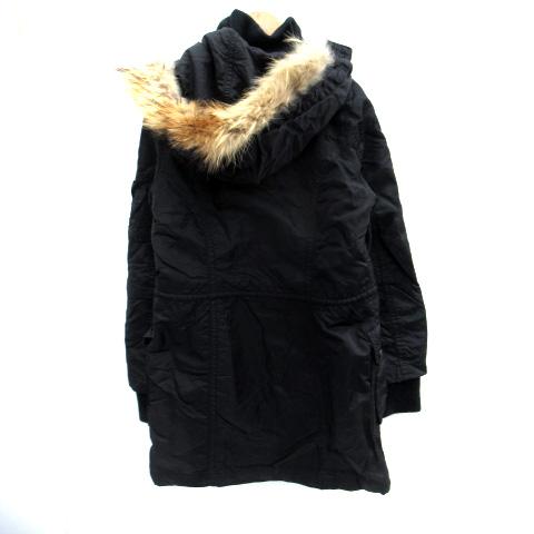 MOUSSY（マウジー） モッズコート ロング丈 2WAY フード付き ファー