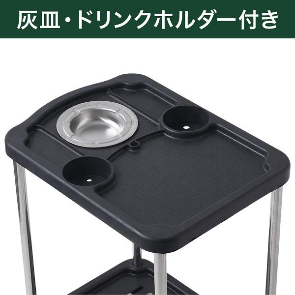 麻雀 サイドテーブル 全自動麻雀卓 キャスター付き 灰皿 荷物置き 2段