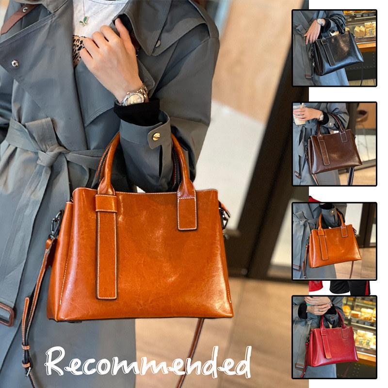 レディース ハンドバッグ 大小 本革バッグ レザー 上品 高級感