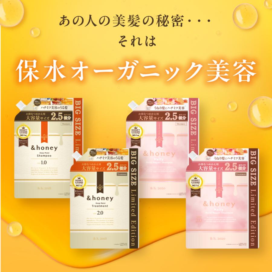 ＆honey アンドハニー シャンプー トリートメント 詰め替えセット 大