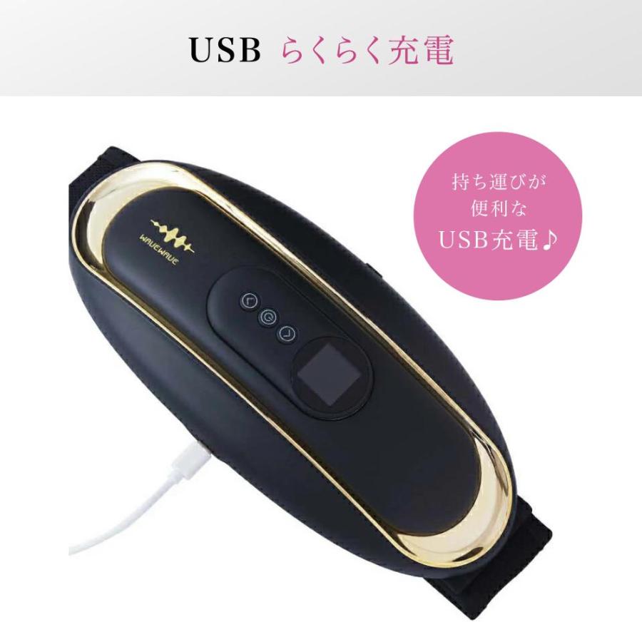 WAVEWAVE 【正規品】WAVEWAVE WAIST RELEASE 低周波 EMS 温熱 遠赤外線