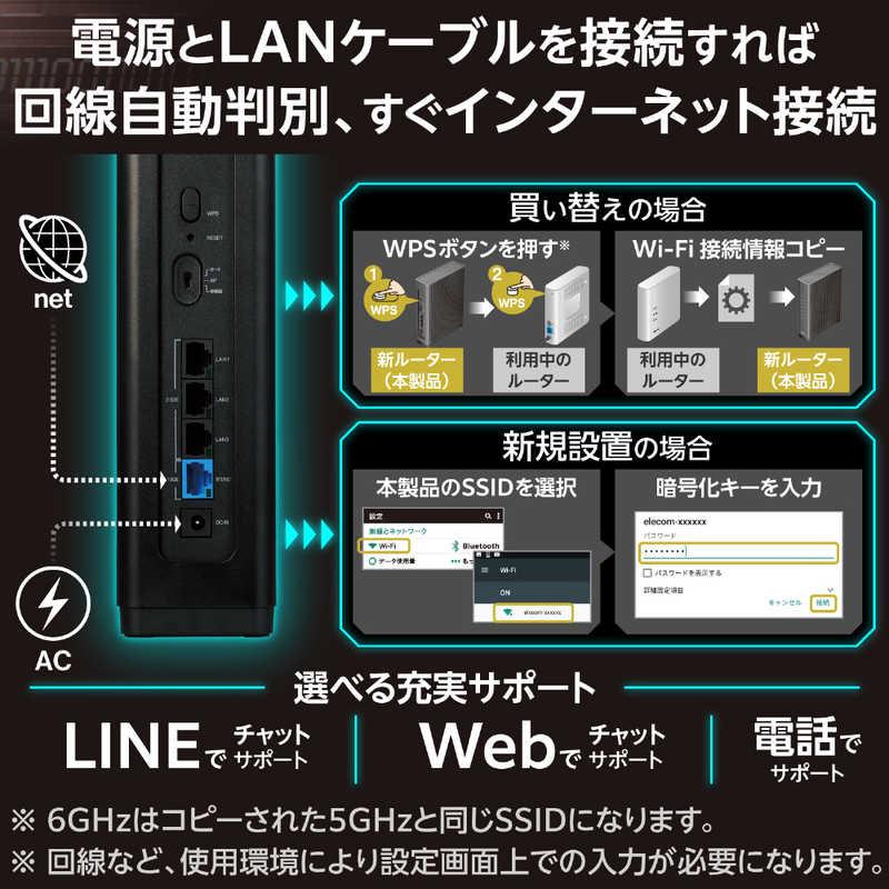 エレコム ELECOM EasyMesh WiFi ルーター 親機 Wi-Fi 7