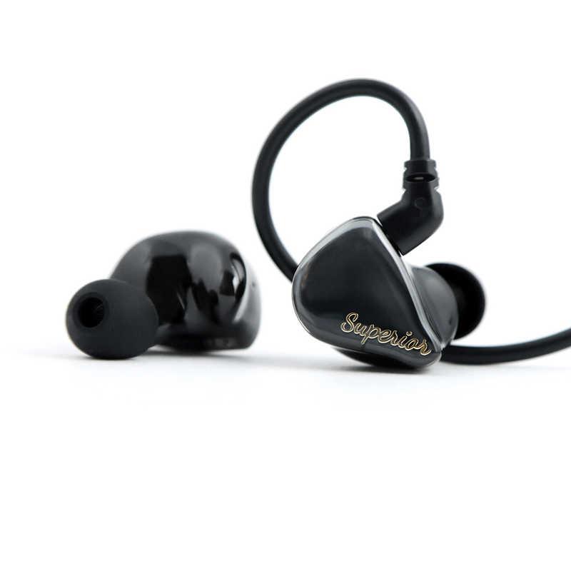 QDC 有線イヤホン カナル型 SUPERIOR Piano Black ［φ3.5mm ミニプラグ