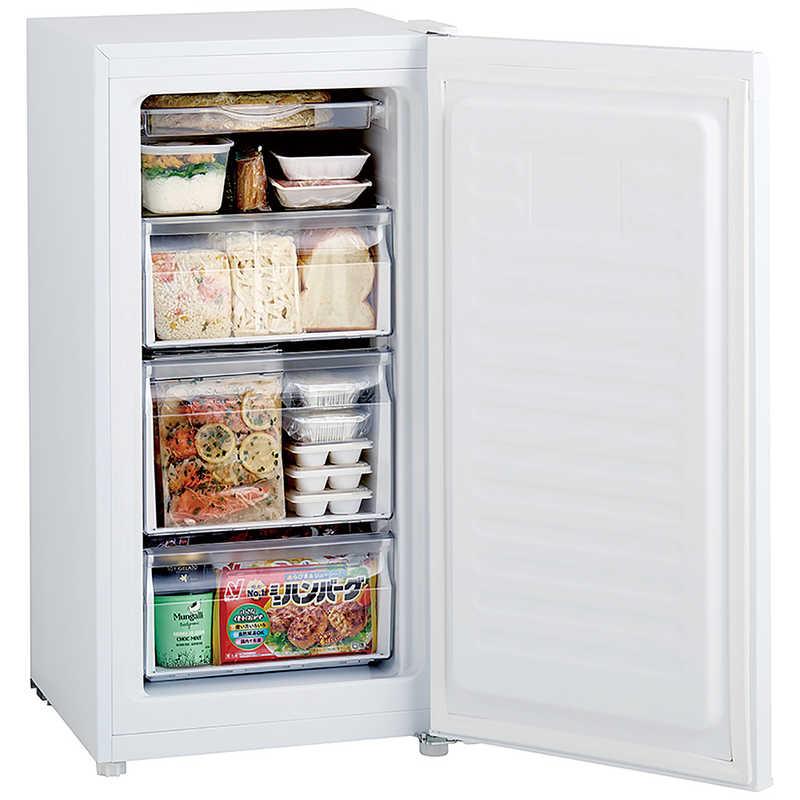 ハイアール 冷凍庫 1ドア 102L 右開き スリム 直冷式 幅50cm ホワイト