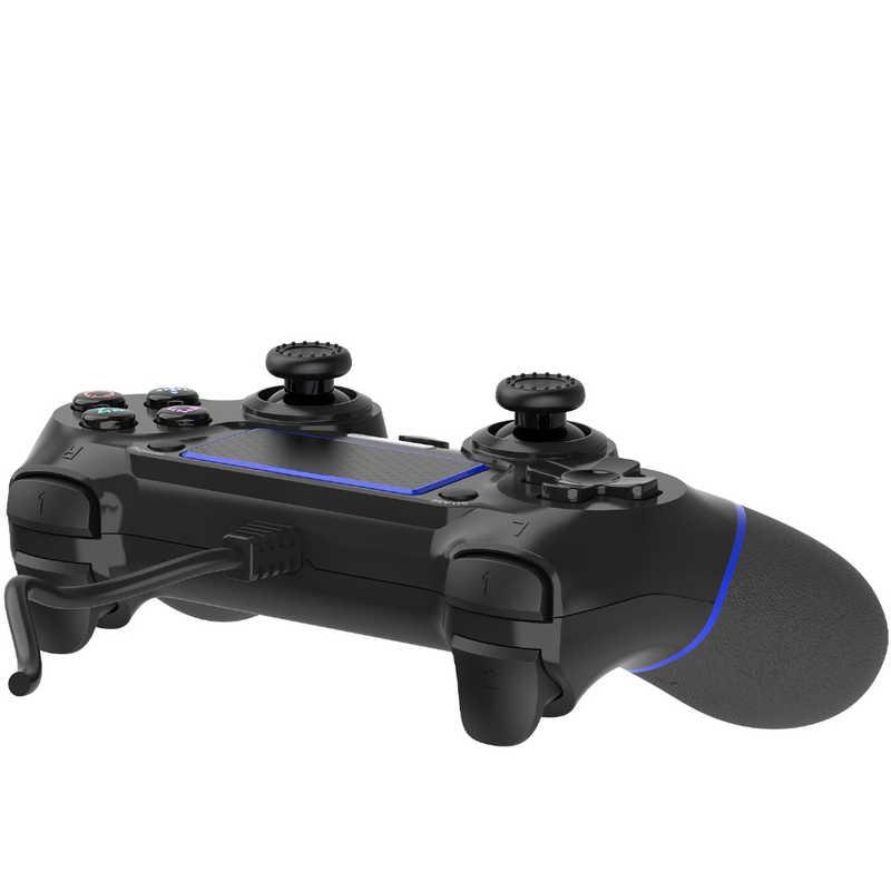 レンジライフ PS4用有線コントローラブラック＆ブルー RL-PS45168