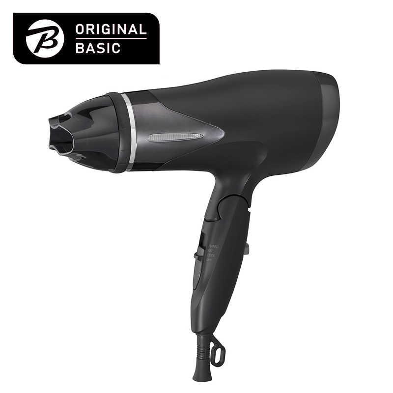 ORIGINAL BASIC ヘアドライヤー ブラック [ 大風量 / 速乾 / マイナス