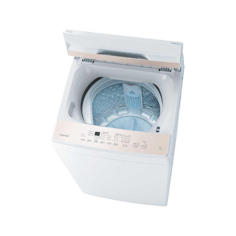 東芝 TOSHIBA 全自動洗濯機 洗濯7.0kg ピュアホワイト AW-7GM4-W（標準