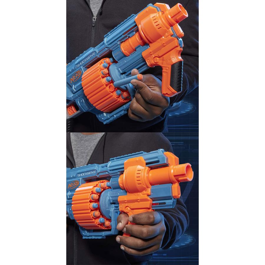 送料無料 ナーフ エリート2.0 ショックウェーブ RD-15 公式ダーツ30本