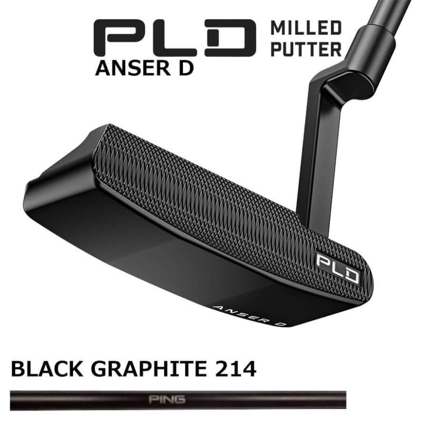 PING（ピン） PLD MILLED ANSER D MATTE BLACK Putter ピーエルディー