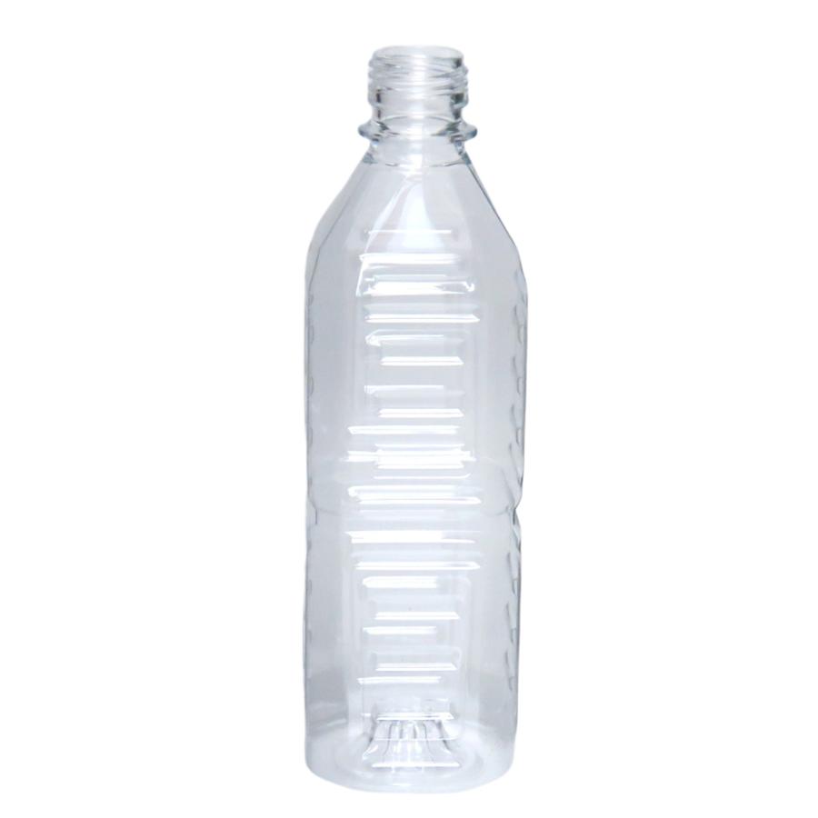 空 ペットボトル容器 500ml 角型 210本入 ふた付セット : 包装用品の
