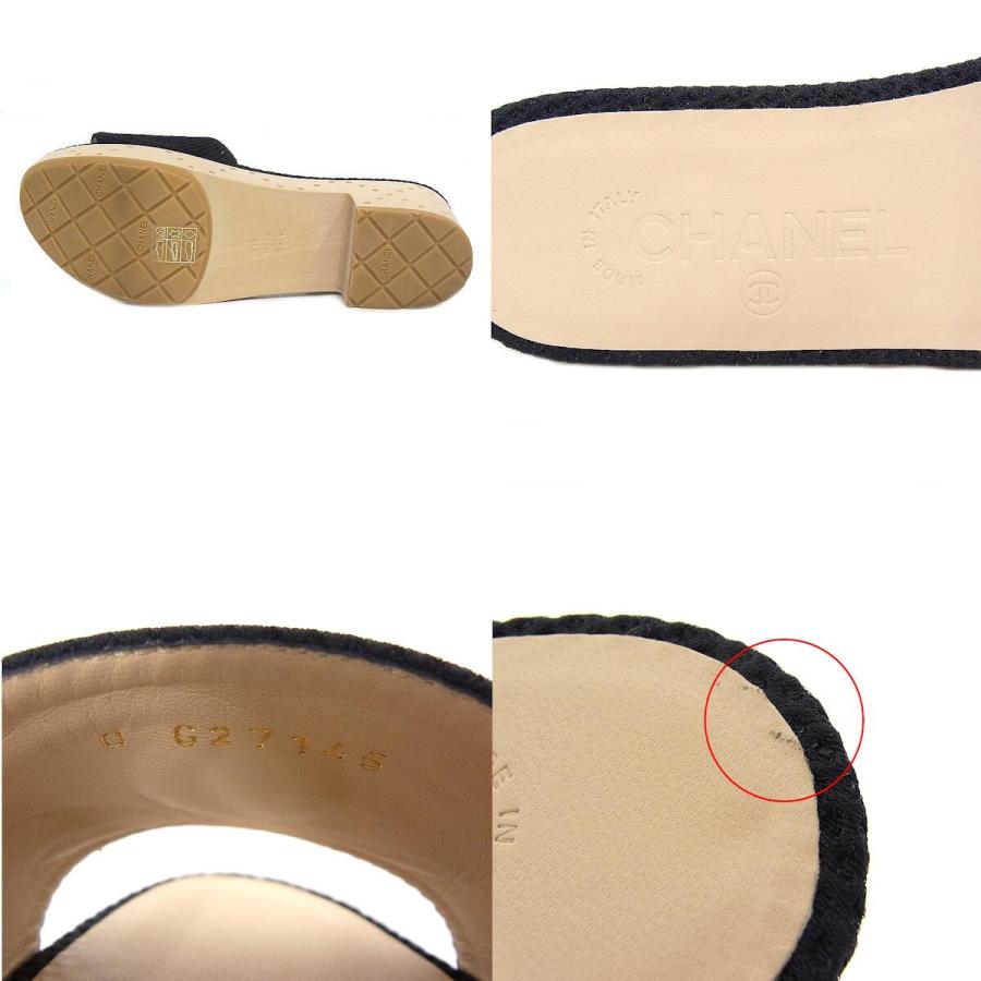 CHANEL（シャネル） サンダル ココマーク ウッドソール サイズ36 日本