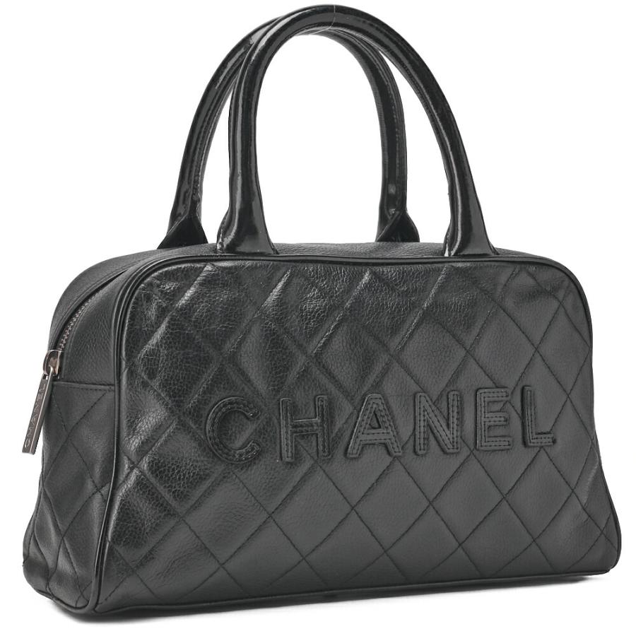 CHANEL シャネル ハンドバッグ ミニボストンバッグ キャビアスキン