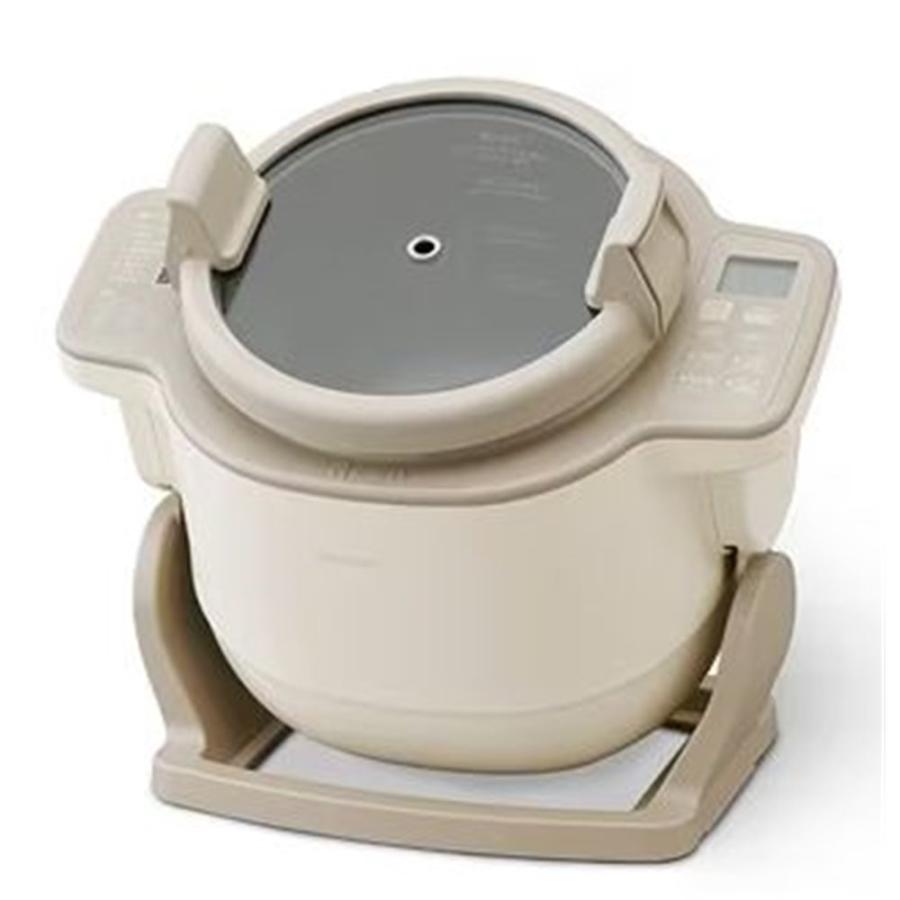 アイリスオーヤマ 自動かくはん式調理機 CHEF DRUM アイボリー [簡単