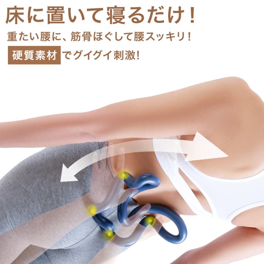 アルファックス 指圧代用器 腰スッキリング ブルー AP-707622 ｜ ツボ