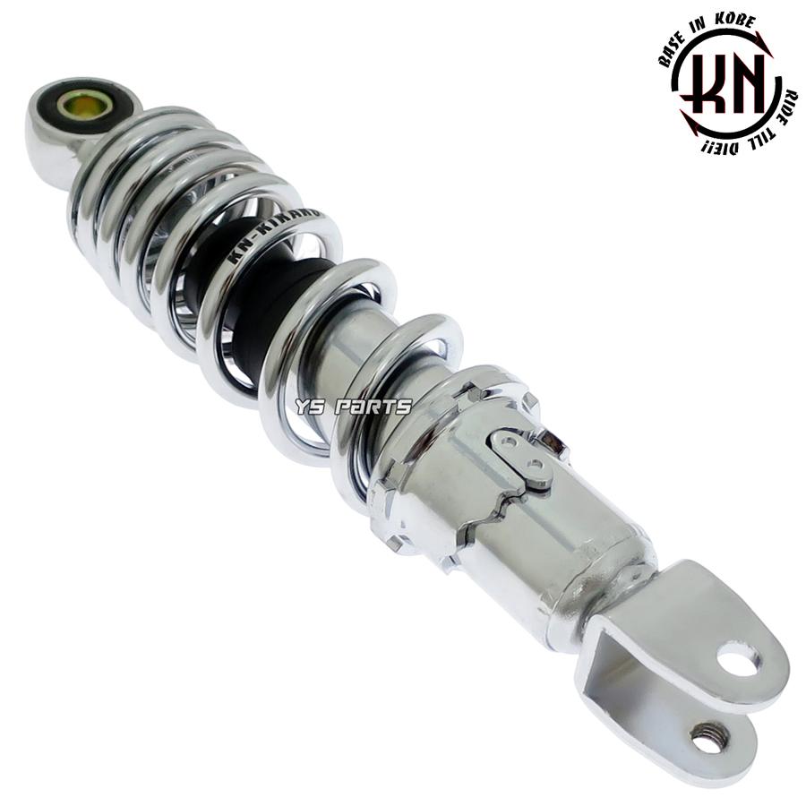 メッキボディ KNリヤサス リアショック銀230mm ライブディオJ ライブ