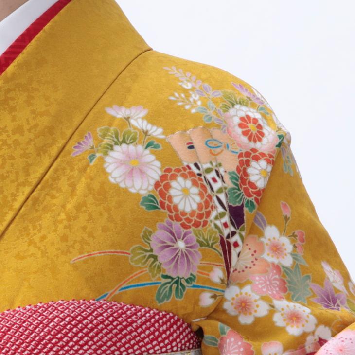 京都きもの友禅 振袖レンタル (成人式) 振袖 フルセット Lサイズ 古典