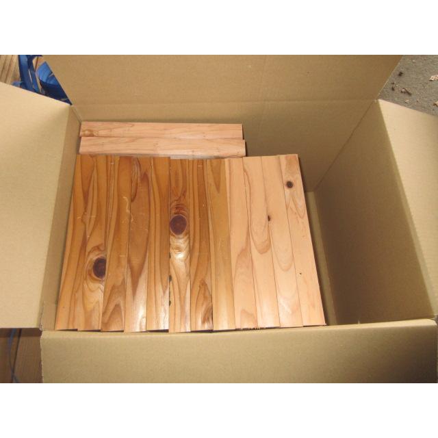 杉 日本ミツバチ巣箱 組み立てキット 蓋:底 33cm角4枚＋側板27cm