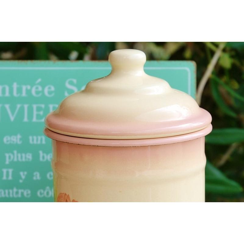 アンティーク・イマン imane ダイアナローズ ビードキャニスター (M